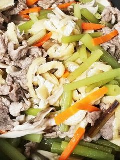ふきと豚肉の塩煮-レシピのメイン写真