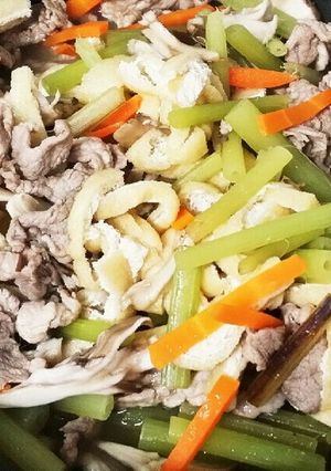 ふきと豚肉の塩煮-レシピのメイン写真