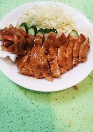 鳥もも肉のピリ辛スタミナ照り焼き-レシピのメイン写真