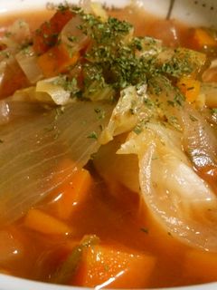 季節の野菜スープ ミネストローネ風-レシピのメイン写真