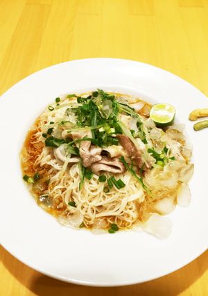 すっぱウマい！冷しゃぶそうめん-レシピのメイン写真