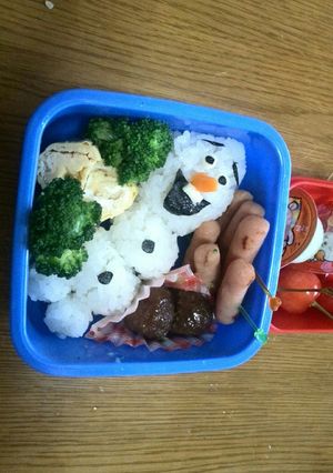 アナ雪☆キャラ弁☆オラフ-レシピのメイン写真