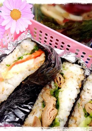 おにぎらずにも☆のりが簡単に噛み切れる♡-レシピのメイン写真