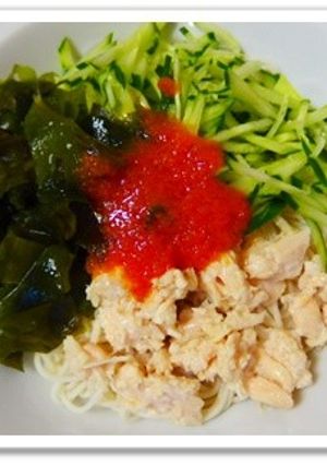 ヘルシー冷やしそうめん-レシピのメイン写真