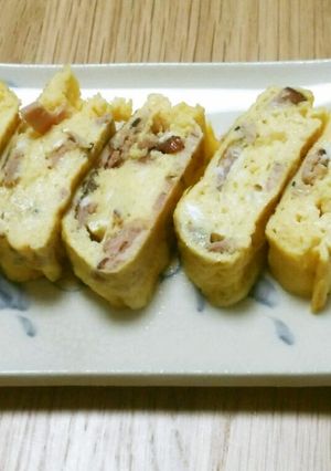 親子巻き(卵焼き+ひね酢)-レシピのメイン写真