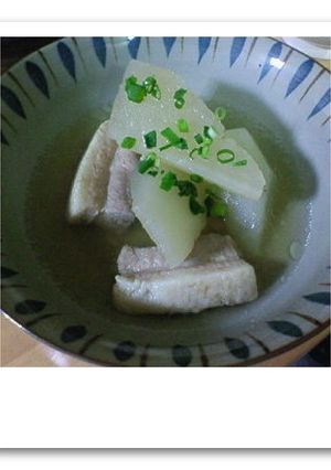 　*大根と豚バラのあっさりｺﾝｿﾒ煮*-レシピのメイン写真
