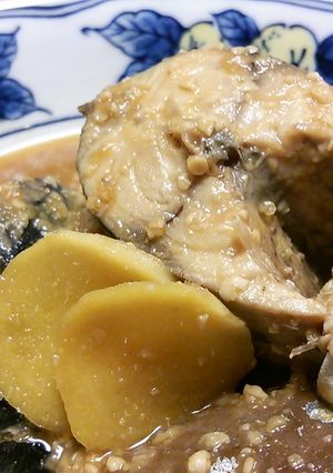 サバの味噌＋甜麺醤煮。-レシピのメイン写真