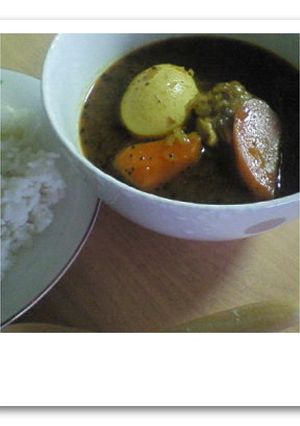 　*市販ルーで作る簡単スープカレー*-レシピのメイン写真
