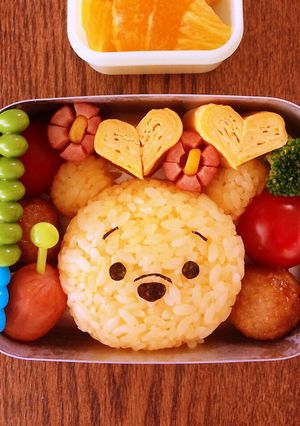 ツムツム＊プーさん弁当-レシピのメイン写真