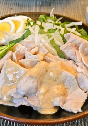 ヨーグルトごまだれ 冷しゃぶに最高~!-レシピのメイン写真