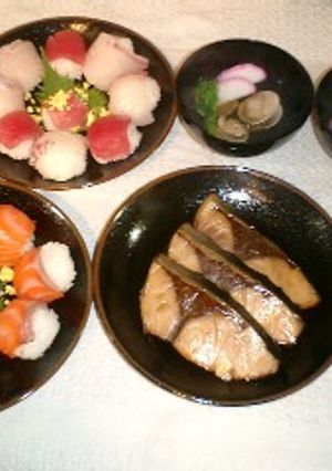 ひな祭りに♪手まり寿司膳-レシピのメイン写真