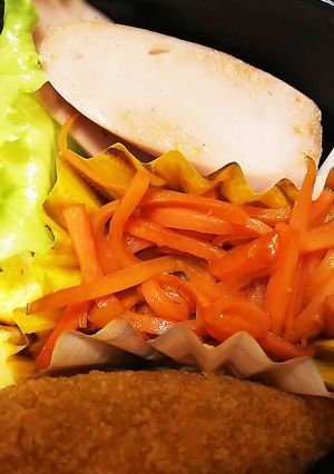 お弁当に簡単にんじんのﾏﾖ炒め-レシピのメイン写真