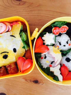 ツムツムのキャラ弁当-レシピのメイン写真
