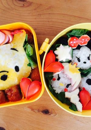 ツムツムのキャラ弁当-レシピのメイン写真