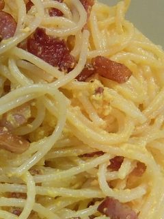 北イタリア風本格的カルボナーラ(失敗編)-レシピのメイン写真