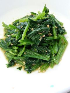 お弁当に☆麺つゆでホウレン草のごま和え-レシピのメイン写真