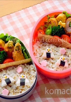幼稚園 お弁当♡おにぎりくん キャラ弁-レシピのメイン写真