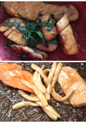 弁当に！刺身de生姜焼き&マヨ焼き-レシピのメイン写真