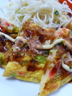 お弁当に『お好み焼風玉子焼き』-レシピのメイン写真