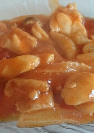 油不要‼チキンのトマト煮♪-レシピのメイン写真