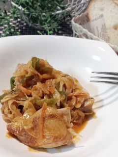 チキンと切り干し大根のケチャップ煮-レシピのメイン写真