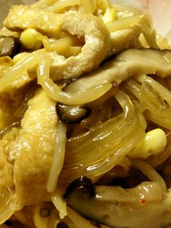 豆もやしと春雨の炒め物✾-レシピのメイン写真