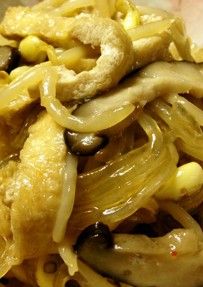 豆もやしと春雨の炒め物✾-レシピのメイン写真