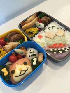 遠足キャラ弁☆親子の妖怪ウォッチ弁当☆-レシピのメイン写真