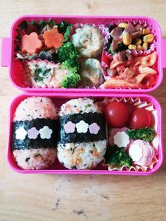 簡単おにぎり弁当 (o´罒`o)-レシピのメイン写真