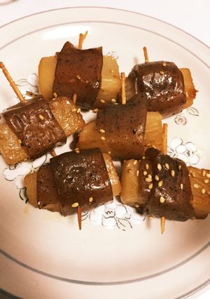 ☆節約☆大根のこんにゃく巻き☆-レシピのメイン写真