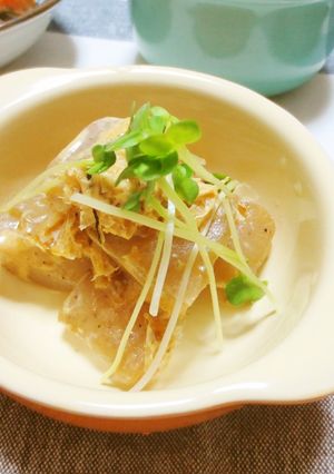 簡単☆こんにゃくdeマヨみそおかか和え-レシピのメイン写真