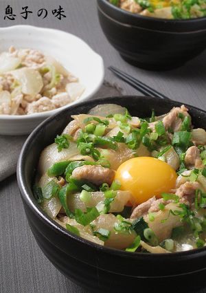 味噌豚丼-レシピのメイン写真