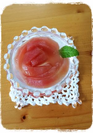 ローズ風味!りんごで作るバラゼリー-レシピのメイン写真