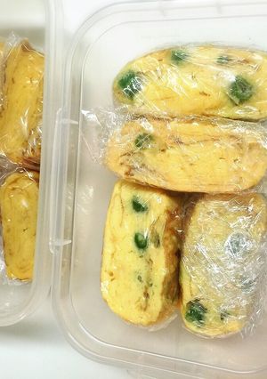 冷凍出来るお弁当卵焼き-レシピのメイン写真