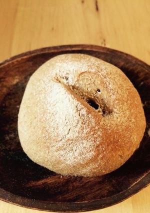 全粒粉だけの手ごねパン-レシピのメイン写真