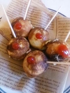 たこ焼き器de一口アメリカンドッグ!-レシピのメイン写真