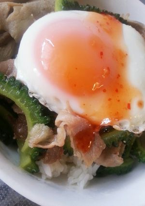 美味しぃ♡ゴーヤのスタミナ丼♡-レシピのメイン写真