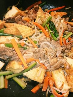 野菜たっぷり厚揚げと豚肉炒め-レシピのメイン写真