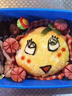 ふなっしーのおにぎり弁当♪-レシピのメイン写真