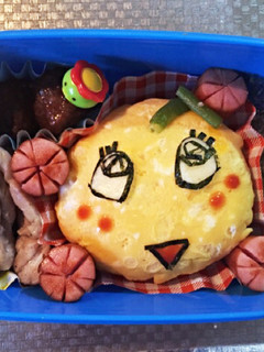 ふなっしーのおにぎり弁当♪-レシピのメイン写真