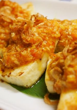 ♡豆腐ステーキ　ツナカレー人参ドレで♡-レシピのメイン写真