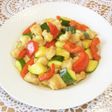 鶏なんこつと夏野菜のオイスター炒め
