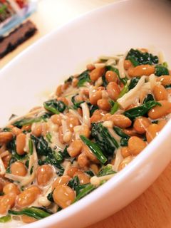 ほうれん草のマヨ納豆和え-レシピのメイン写真