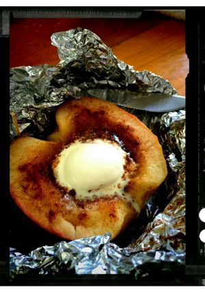 バーベキューのデザートに‼焼きリンゴ-レシピのメイン写真