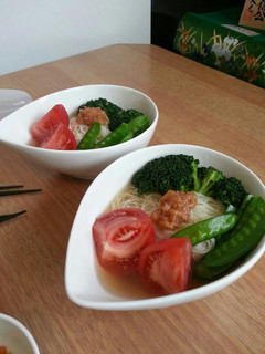 そうめんの梅肉のせ-レシピのメイン写真