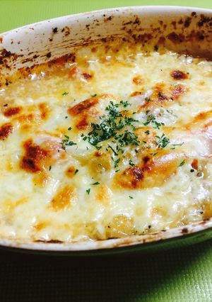 即席トマト入りオニオングラタンスープ-レシピのメイン写真