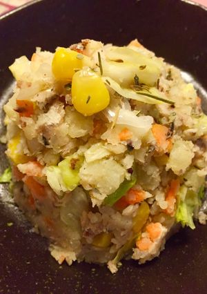 おつまみ隊！鰯とキャベツのポテトサラダ-レシピのメイン写真