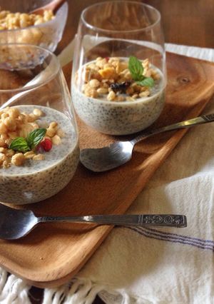 チアシードで作る豆乳プディング-レシピのメイン写真