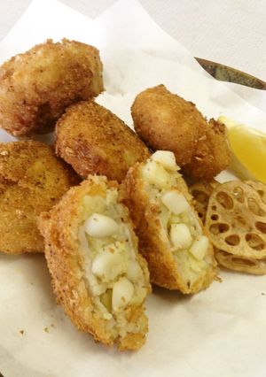 ハリイカのレンコンはさみコロッケ-レシピのメイン写真