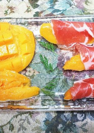 アップルマンゴーと生ハムの前菜⭐-レシピのメイン写真